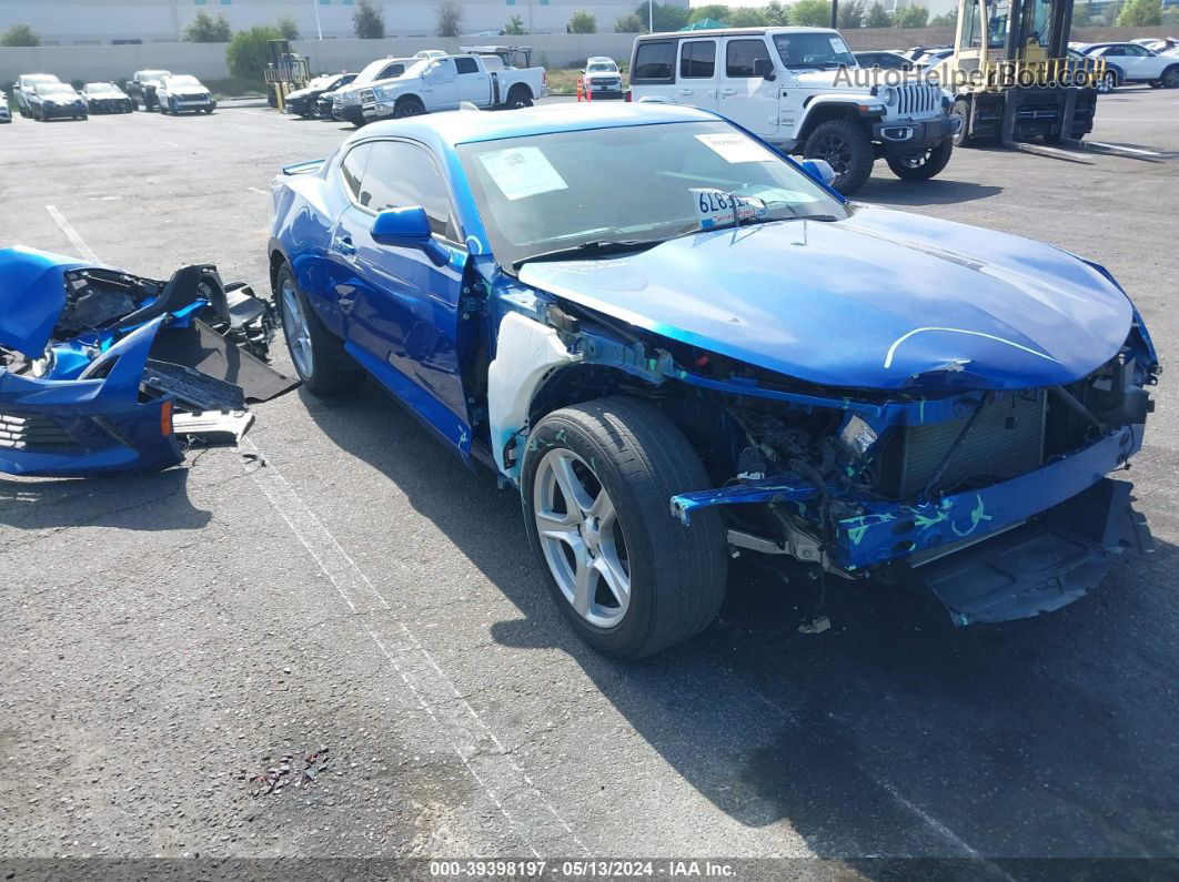 2017 Chevrolet Camaro 1lt Blue vin: 1G1FB1RX4H0115263