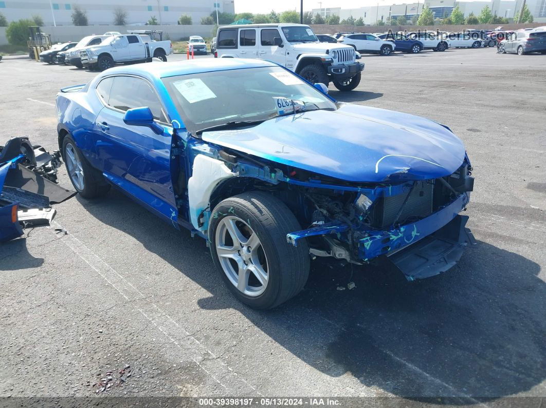 2017 Chevrolet Camaro 1lt Blue vin: 1G1FB1RX4H0115263