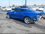 2017 Chevrolet Camaro 1lt Blue vin: 1G1FB1RX4H0115263