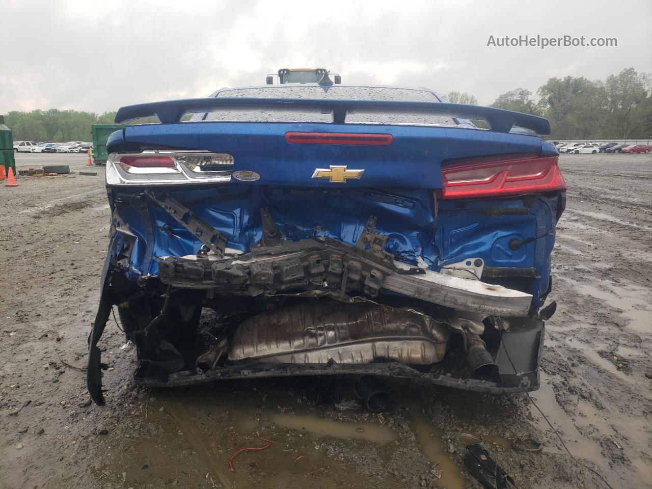 2017 Chevrolet Camaro Lt Blue vin: 1G1FB1RX4H0150465