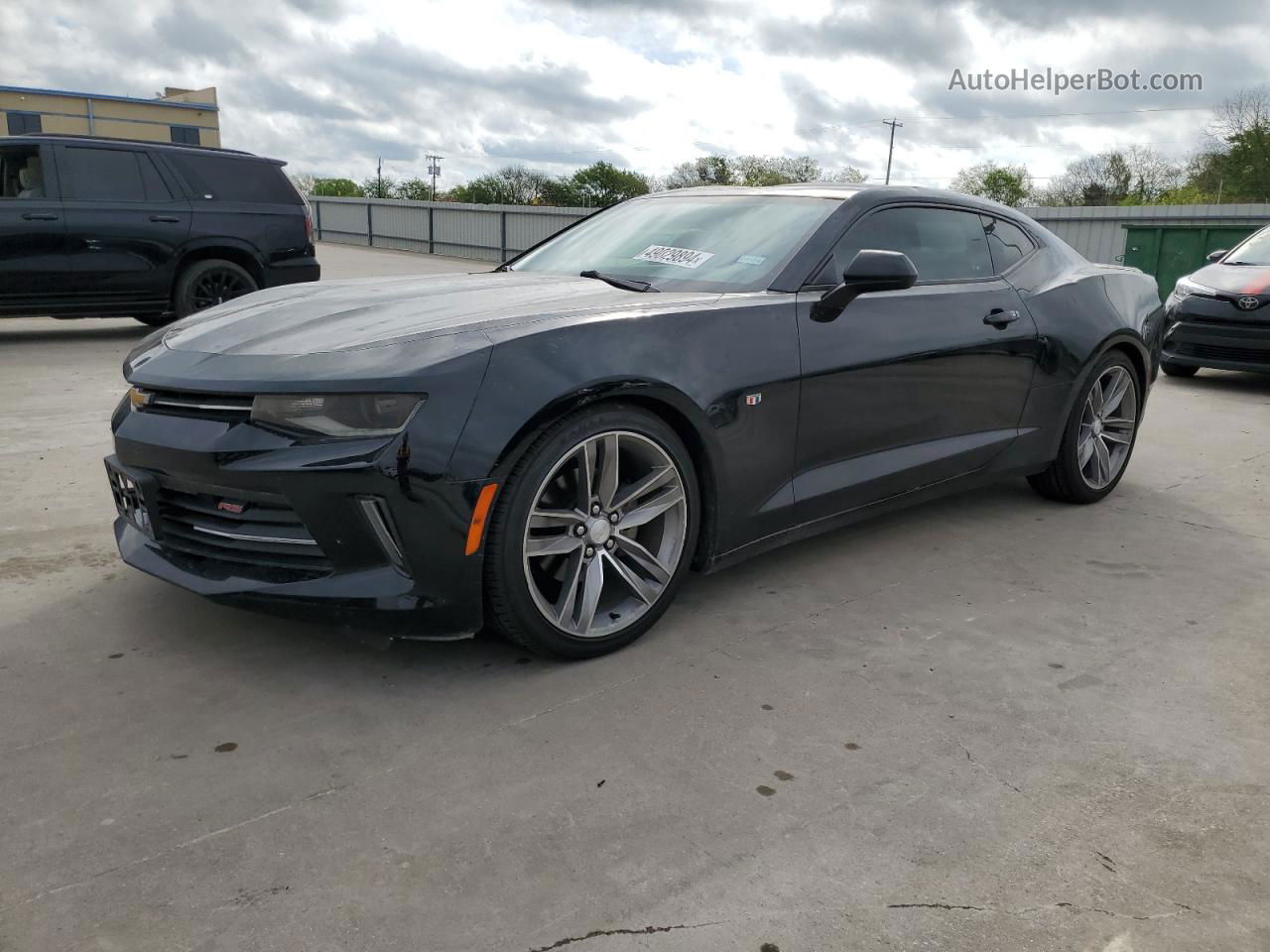 2017 Chevrolet Camaro Lt Черный vin: 1G1FB1RX4H0181425