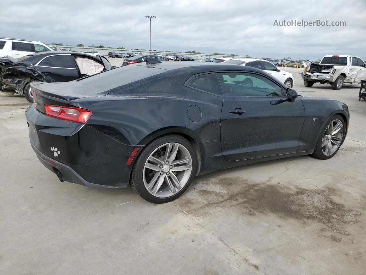 2017 Chevrolet Camaro Lt Black vin: 1G1FB1RX4H0181425