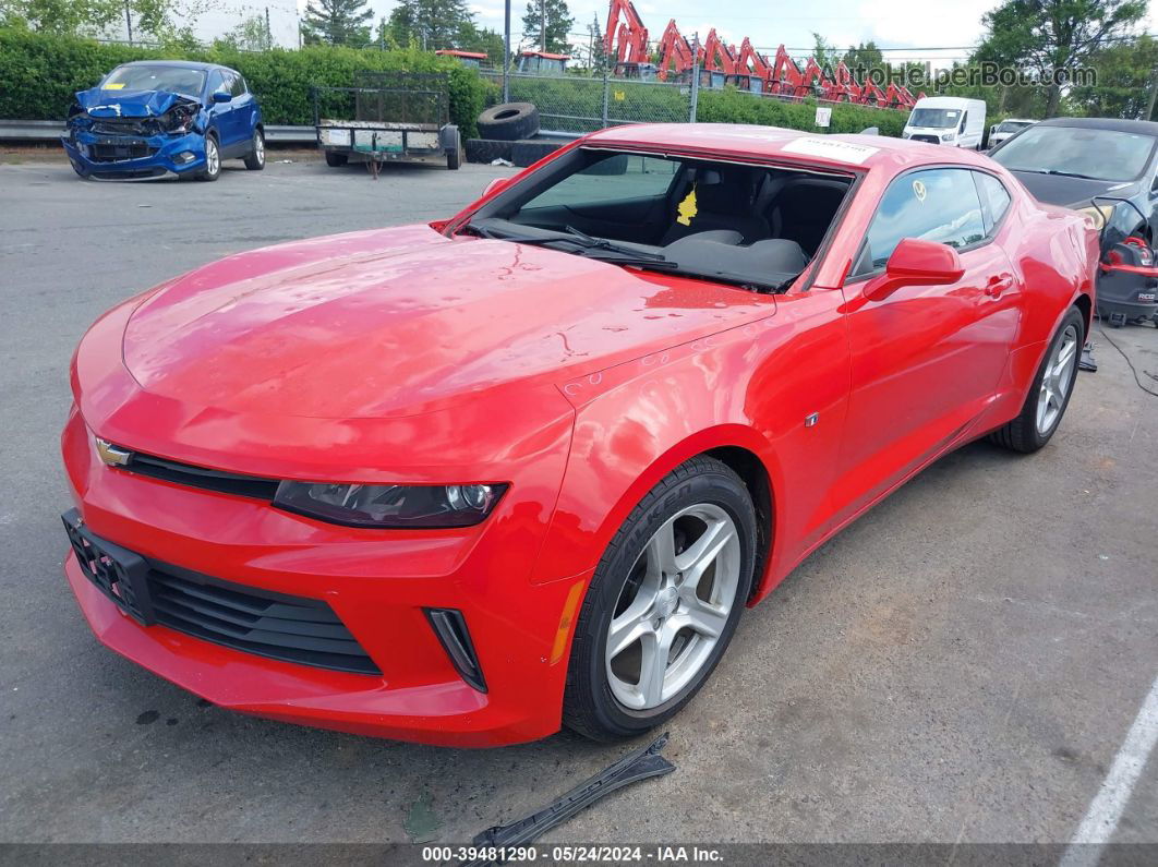 2018 Chevrolet Camaro 1lt Red vin: 1G1FB1RX4J0117827