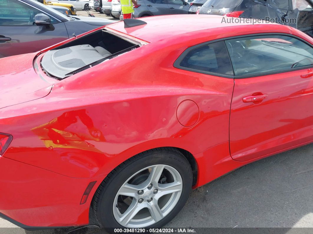 2018 Chevrolet Camaro 1lt Red vin: 1G1FB1RX4J0117827