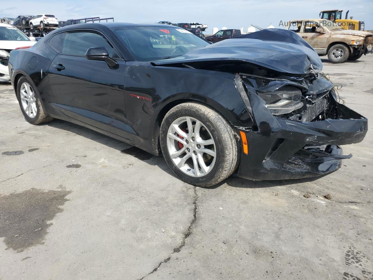 2018 Chevrolet Camaro Lt Black vin: 1G1FB1RX4J0186937