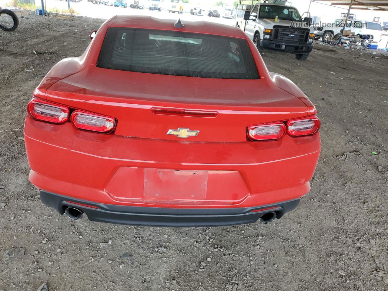 2020 Chevrolet Camaro Ls Red vin: 1G1FB1RX4L0110833