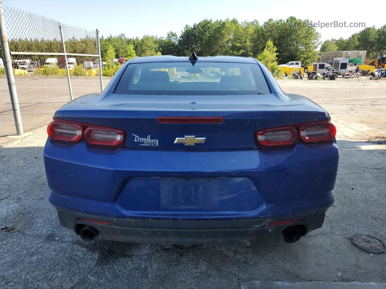 2020 Chevrolet Camaro Ls Blue vin: 1G1FB1RX4L0147218