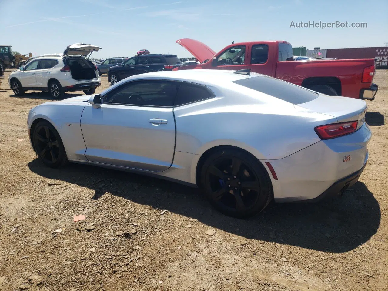 2017 Chevrolet Camaro Lt Blue vin: 1G1FB1RX5H0146862