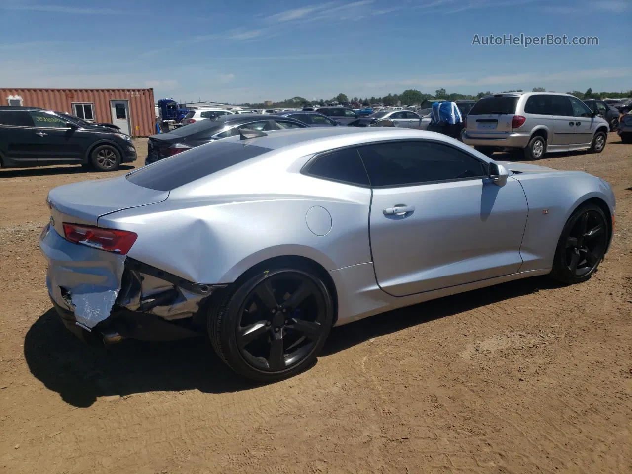 2017 Chevrolet Camaro Lt Blue vin: 1G1FB1RX5H0146862