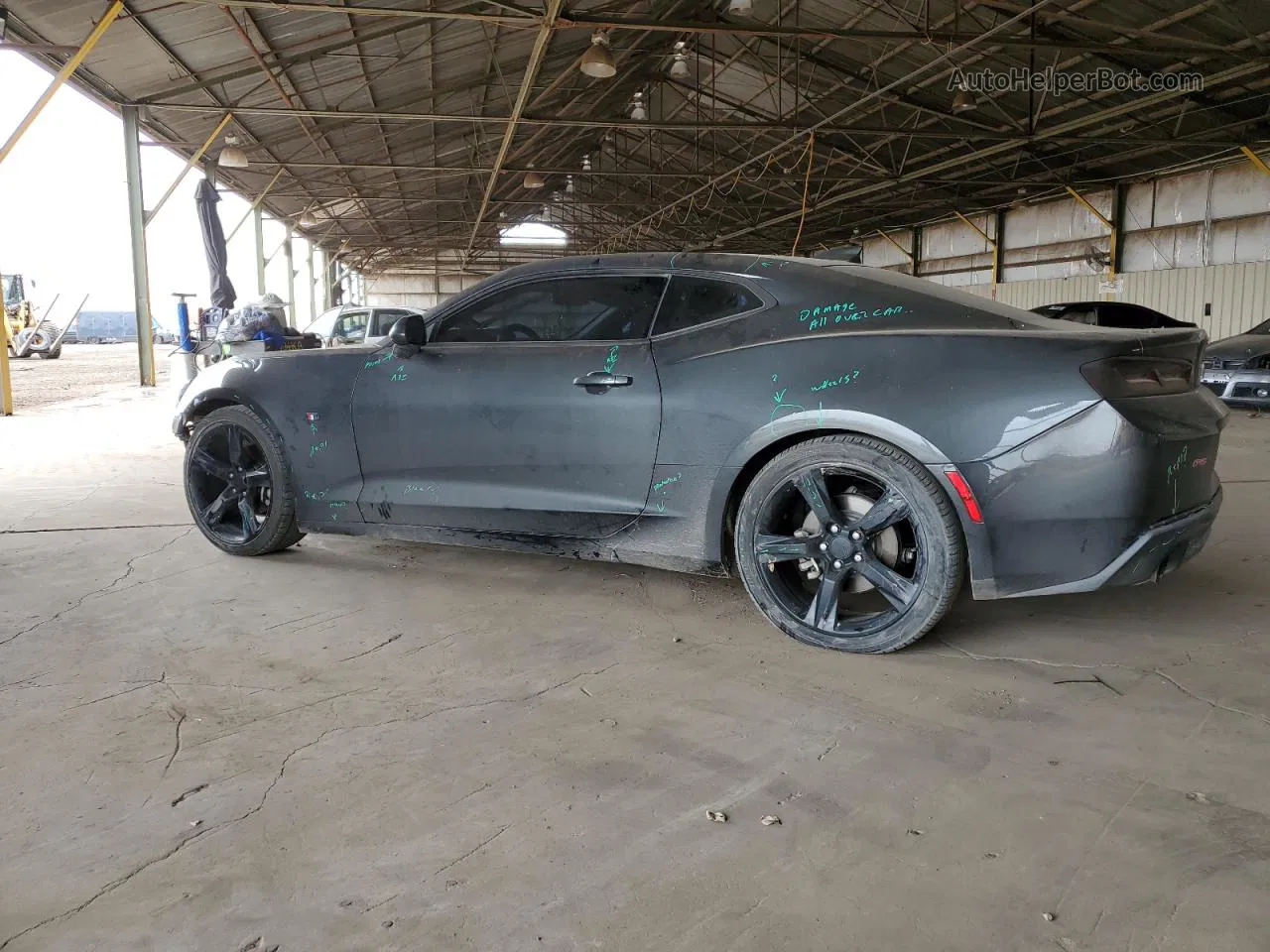 2017 Chevrolet Camaro Lt Charcoal vin: 1G1FB1RX5H0151298