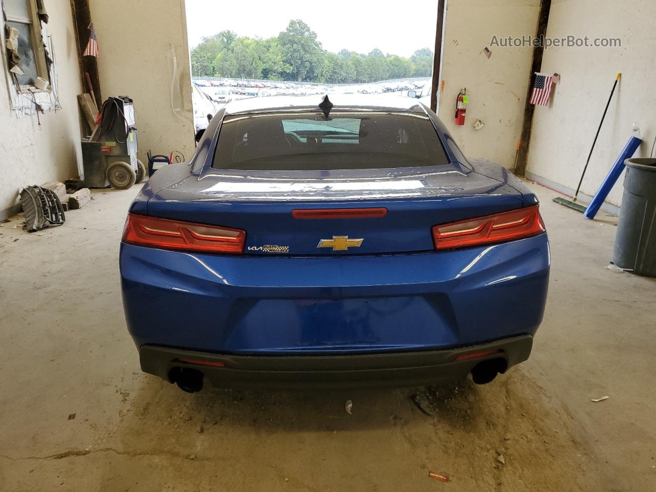 2017 Chevrolet Camaro Lt Blue vin: 1G1FB1RX5H0211628