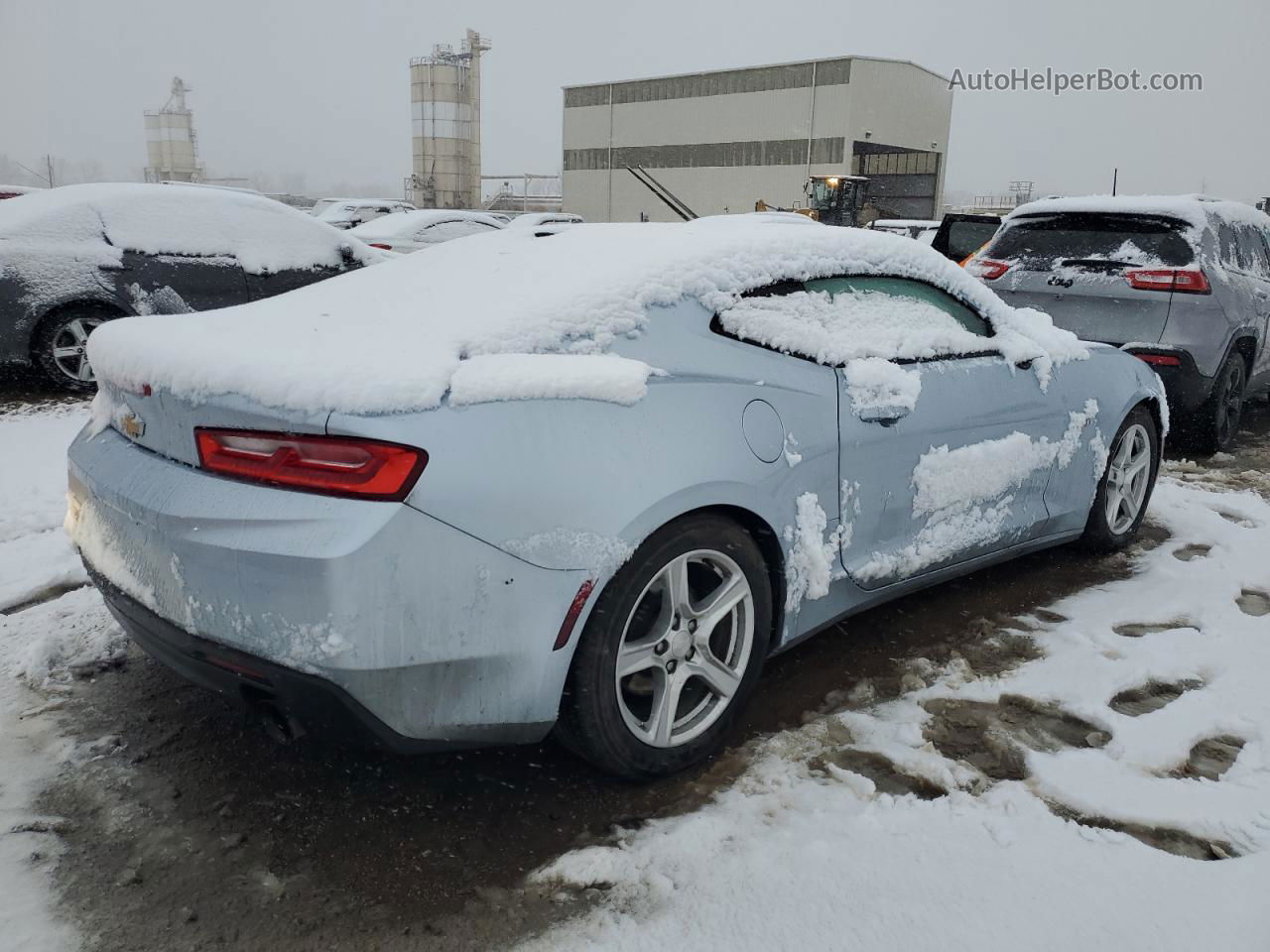 2018 Chevrolet Camaro Lt Blue vin: 1G1FB1RX5J0115858