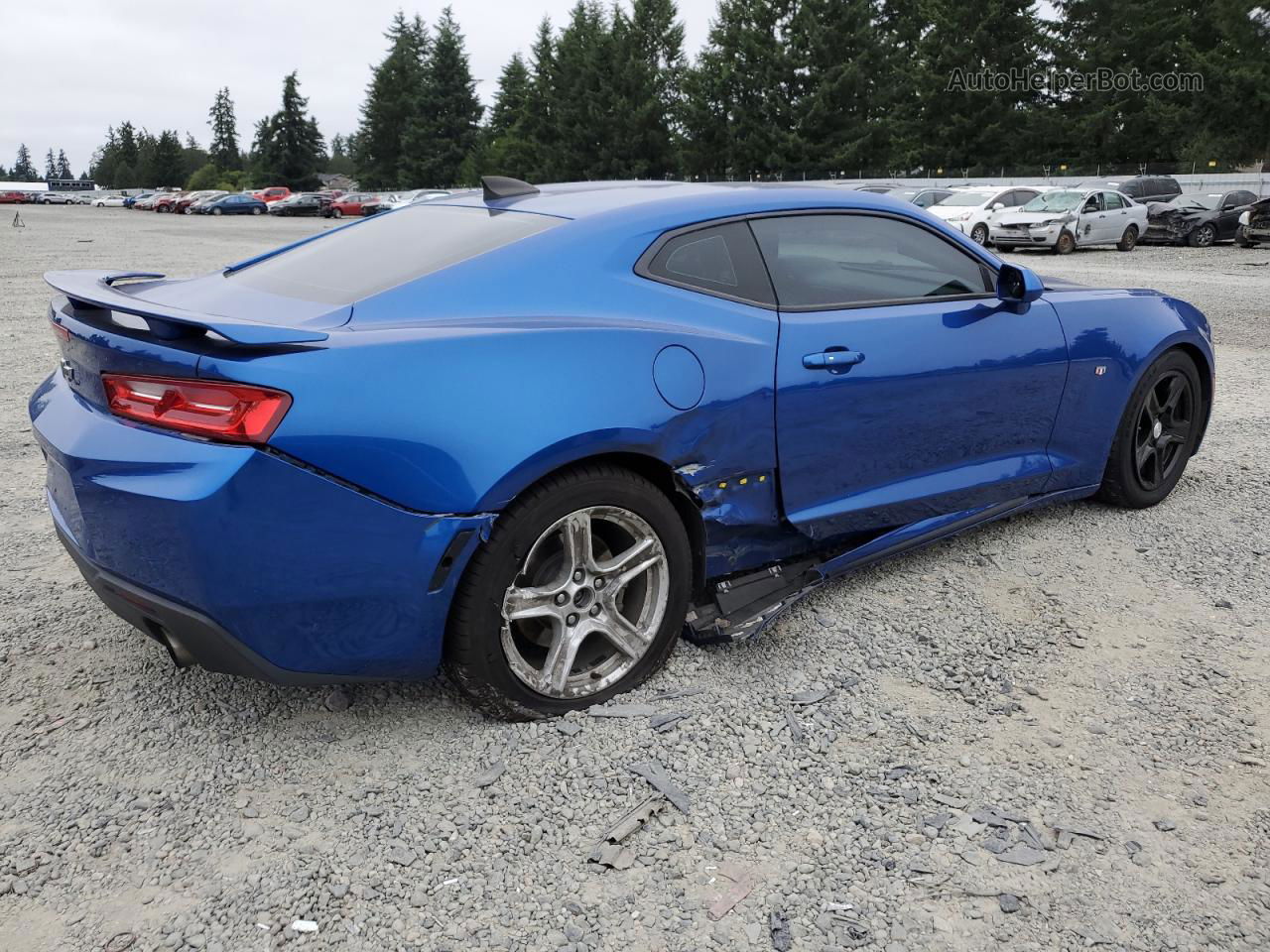 2018 Chevrolet Camaro Lt Blue vin: 1G1FB1RX5J0156412