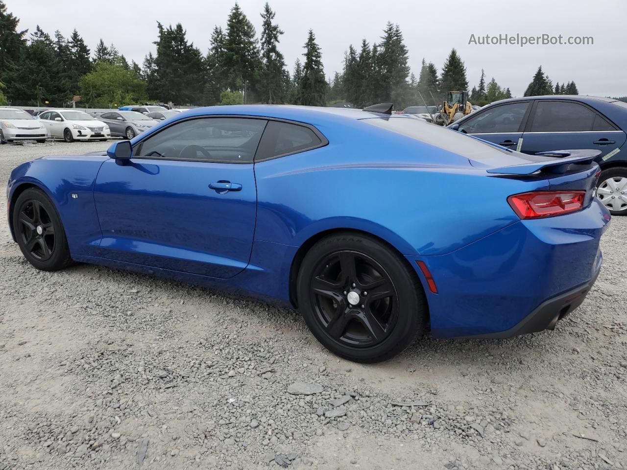 2018 Chevrolet Camaro Lt Blue vin: 1G1FB1RX5J0156412