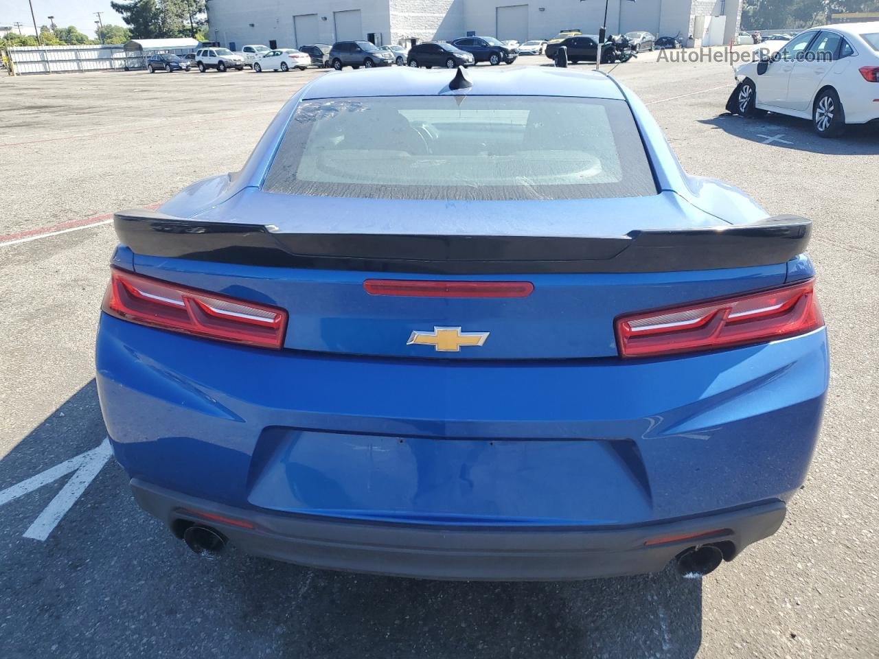 2018 Chevrolet Camaro Lt Blue vin: 1G1FB1RX5J0182380