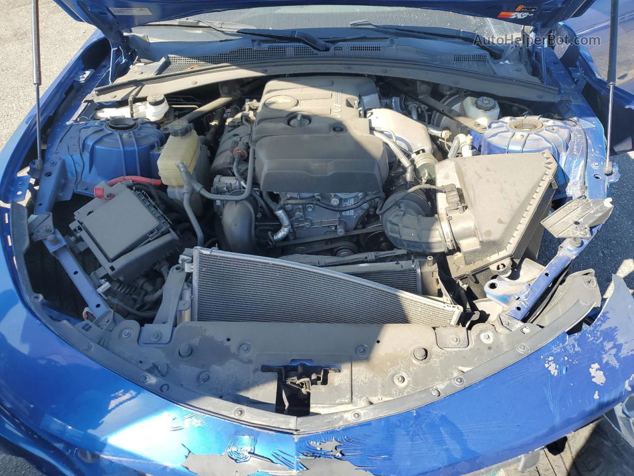 2018 Chevrolet Camaro Lt Синий vin: 1G1FB1RX5J0182380