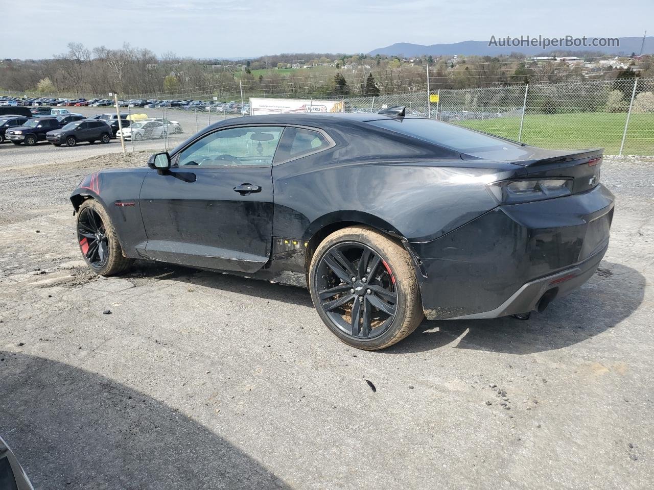 2018 Chevrolet Camaro Lt Black vin: 1G1FB1RX5J0182556