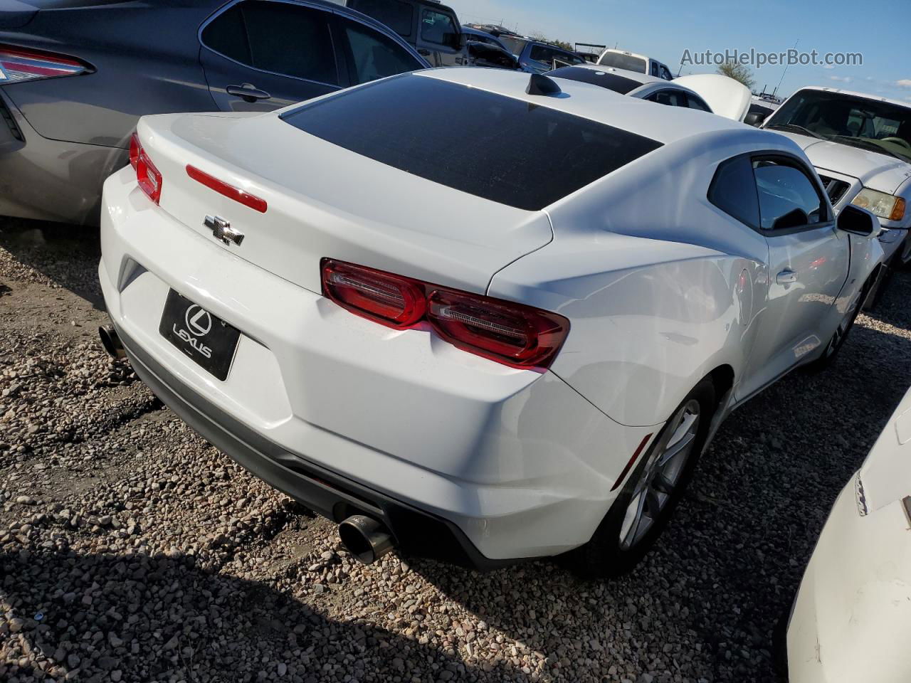 2020 Chevrolet Camaro Ls White vin: 1G1FB1RX5L0112106