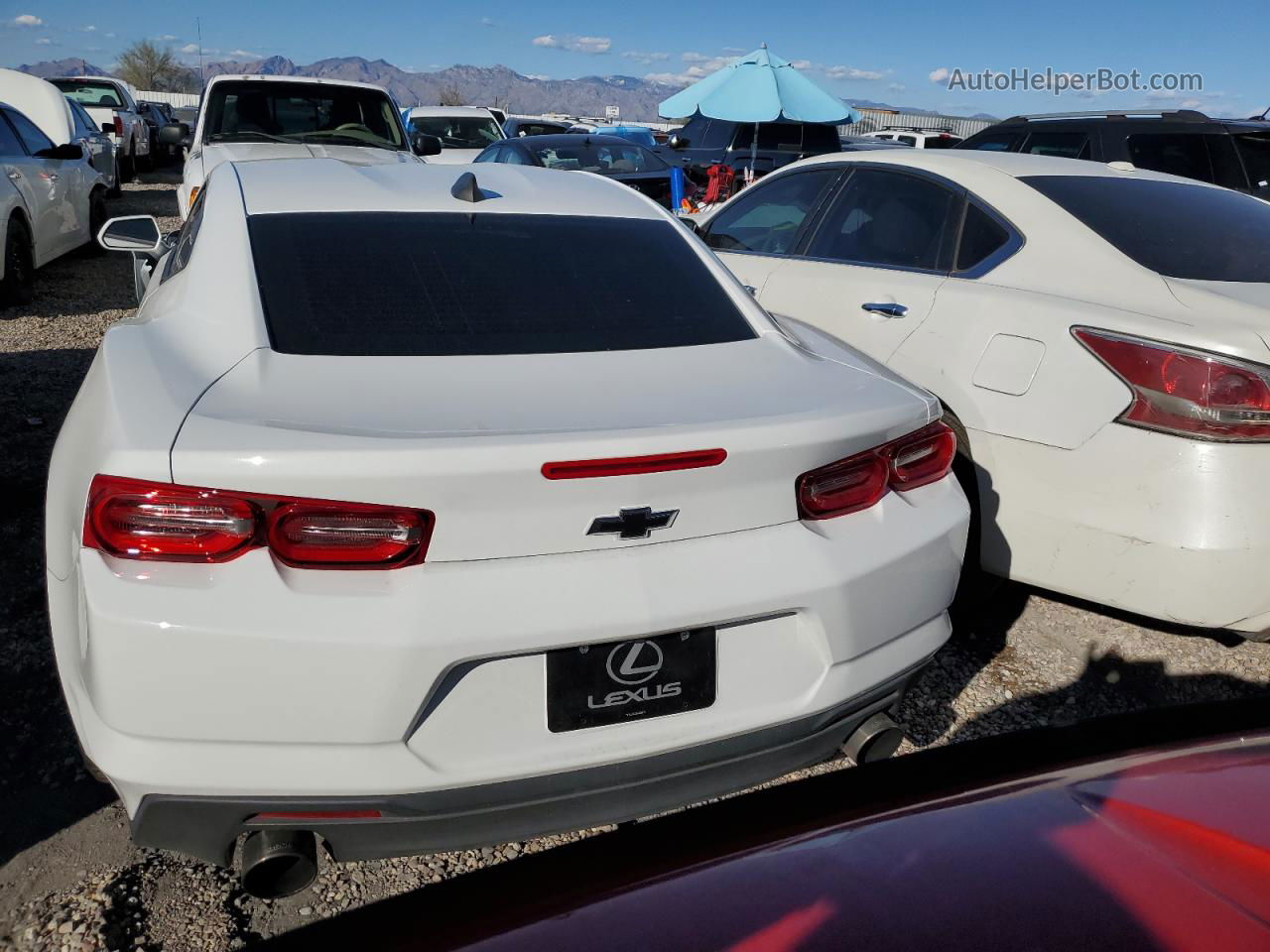 2020 Chevrolet Camaro Ls White vin: 1G1FB1RX5L0112106