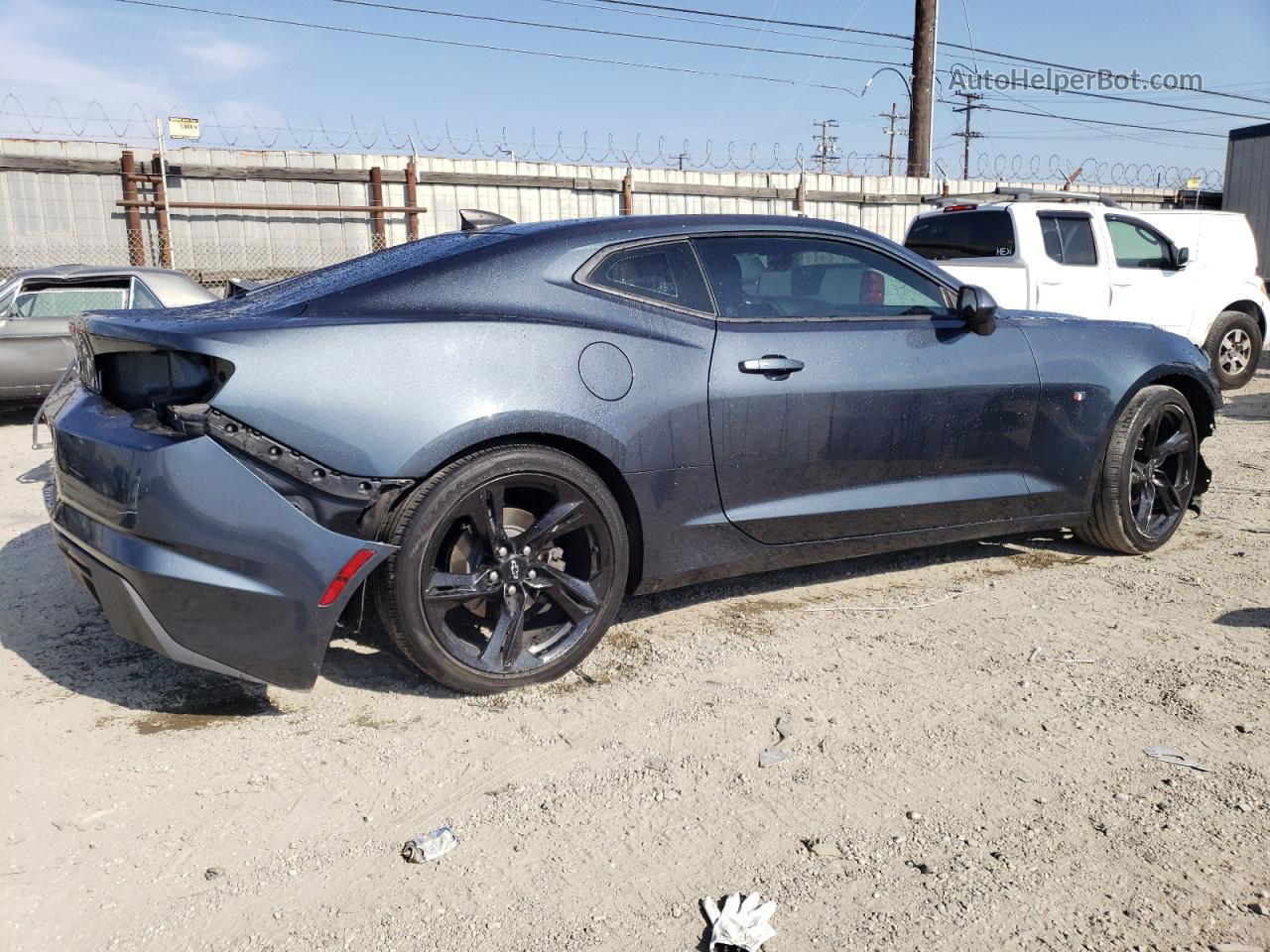 2020 Chevrolet Camaro Ls Gray vin: 1G1FB1RX5L0140309