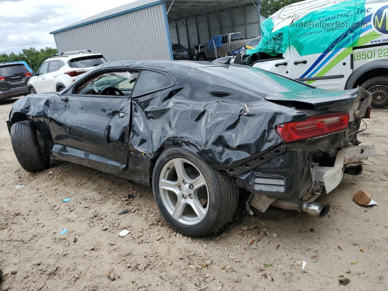 2017 Chevrolet Camaro Lt Black vin: 1G1FB1RX6H0134980