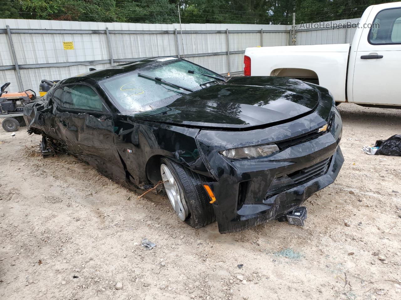 2017 Chevrolet Camaro Lt Black vin: 1G1FB1RX6H0134980