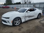 2017 Chevrolet Camaro Lt White vin: 1G1FB1RX6H0158602