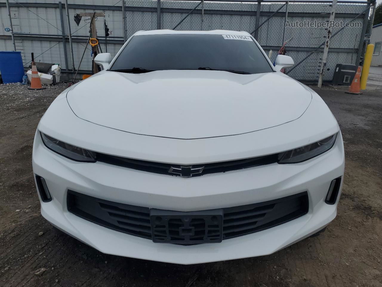 2017 Chevrolet Camaro Lt White vin: 1G1FB1RX6H0158602