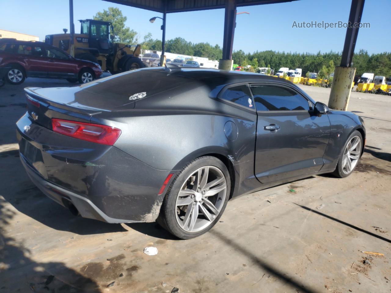 2018 Chevrolet Camaro Lt Charcoal vin: 1G1FB1RX6J0139280