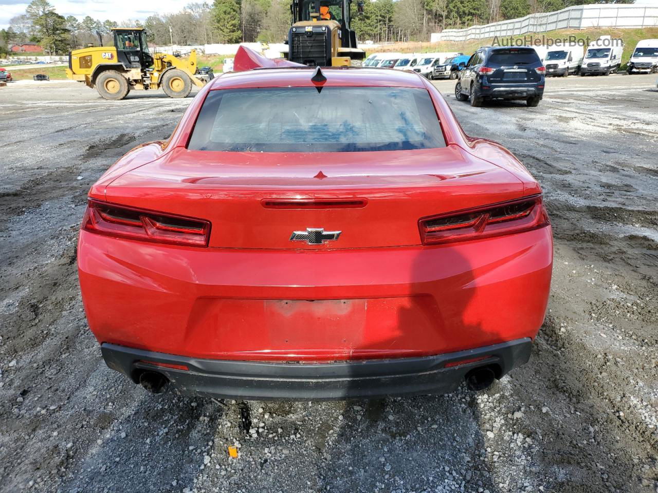 2018 Chevrolet Camaro Lt Red vin: 1G1FB1RX6J0160629