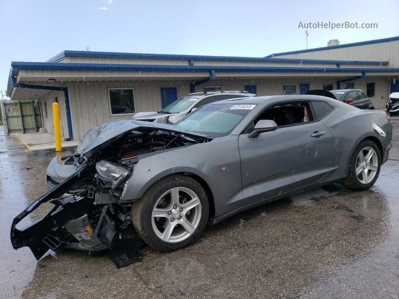 2020 Chevrolet Camaro Ls Gray vin: 1G1FB1RX6L0111014