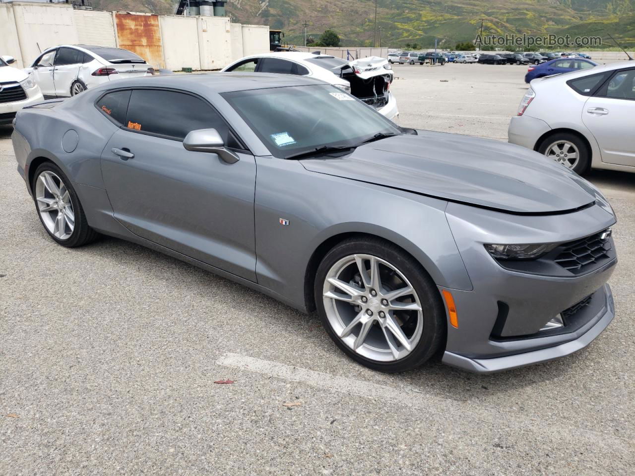 2020 Chevrolet Camaro Ls Gray vin: 1G1FB1RX6L0139251