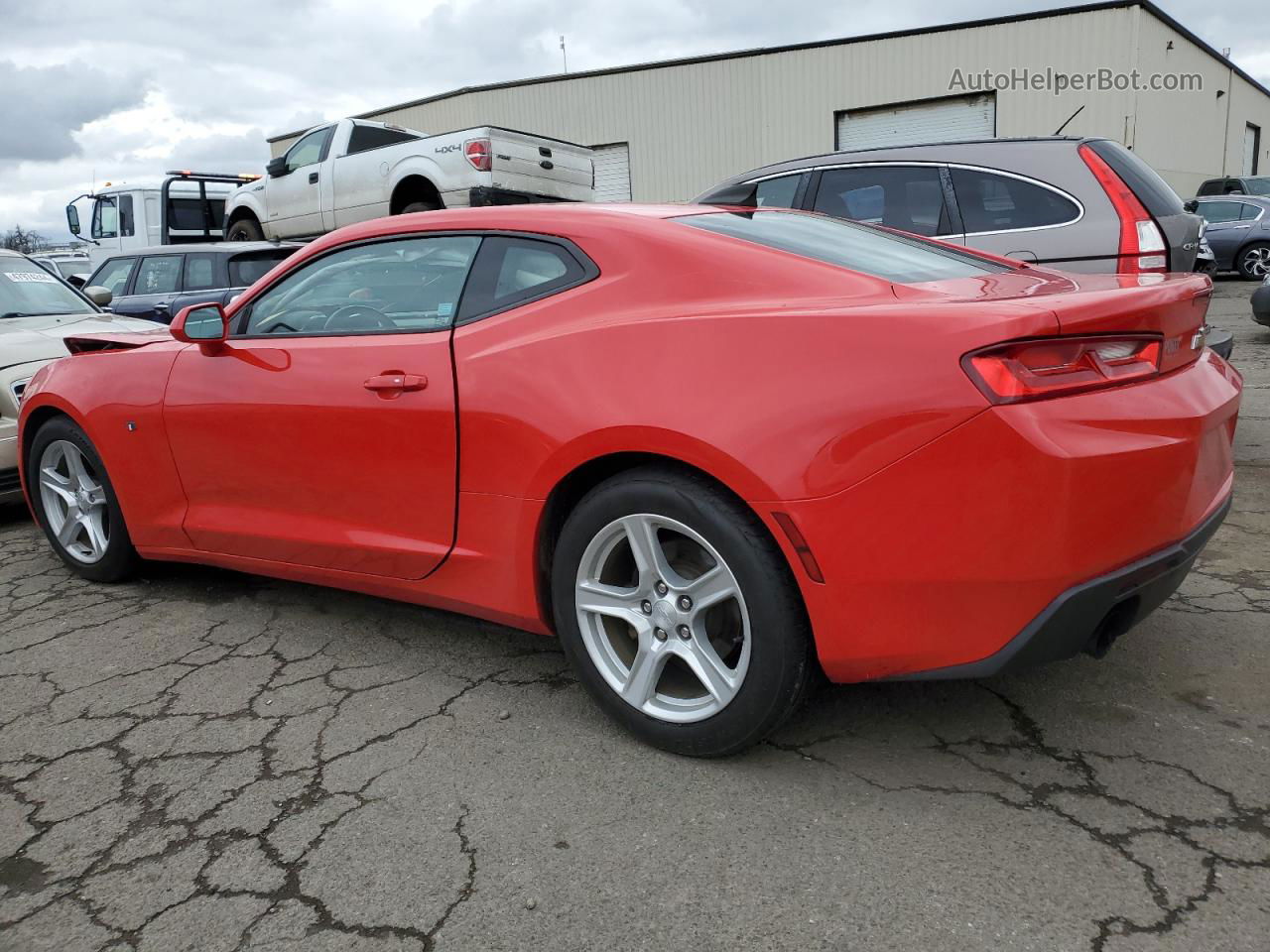 2017 Chevrolet Camaro Lt Red vin: 1G1FB1RX7H0121767