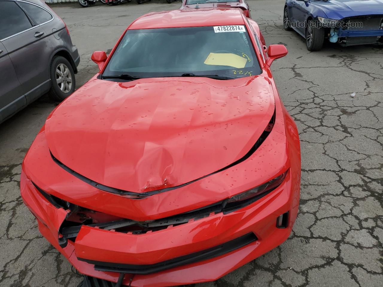 2017 Chevrolet Camaro Lt Red vin: 1G1FB1RX7H0121767