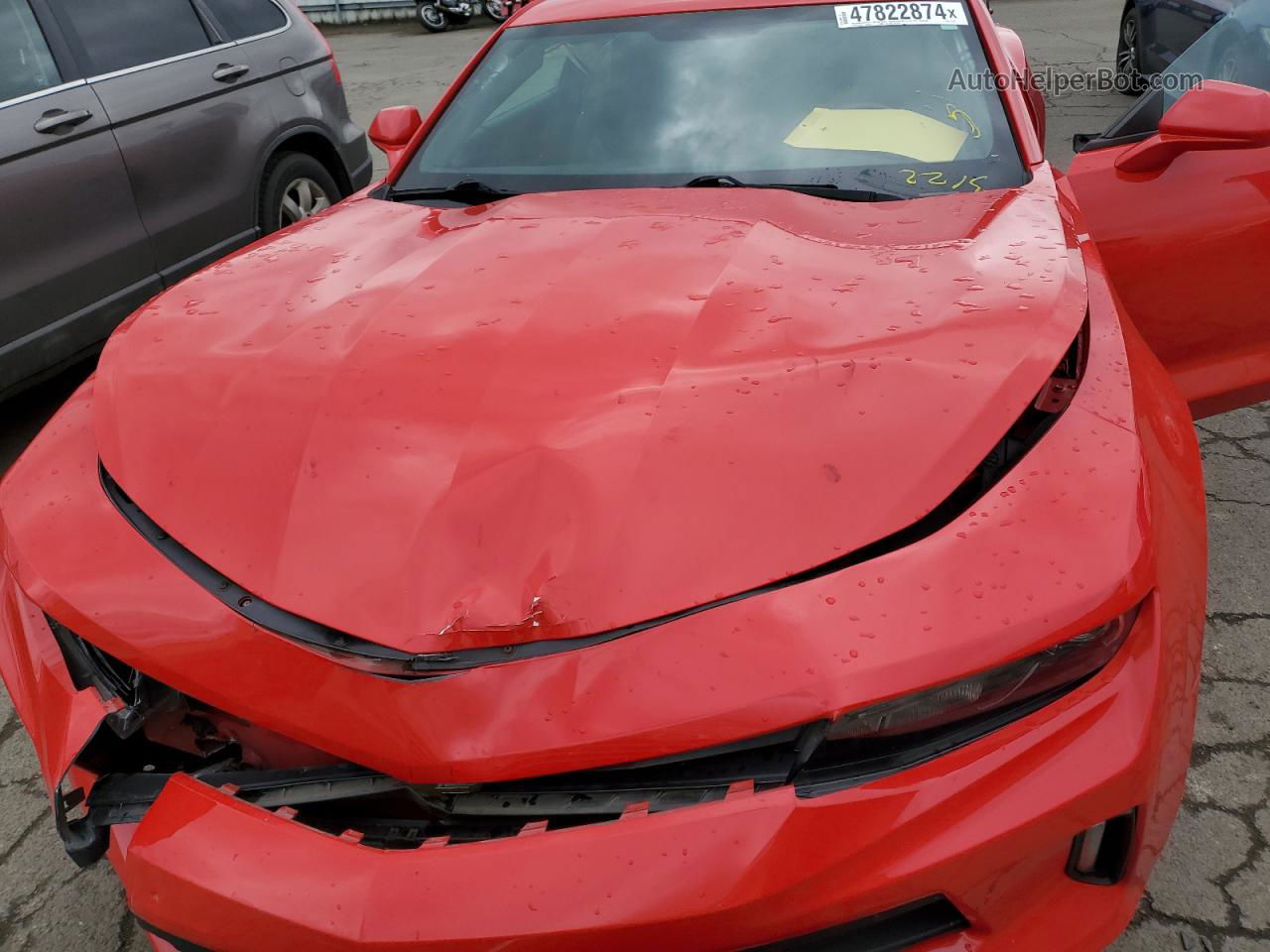 2017 Chevrolet Camaro Lt Red vin: 1G1FB1RX7H0121767