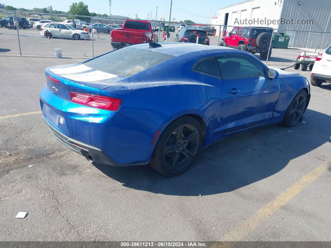 2017 Chevrolet Camaro 1lt Blue vin: 1G1FB1RX7H0150587