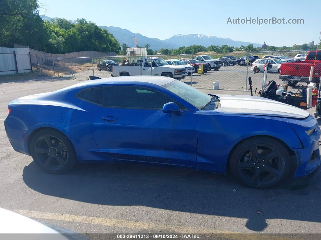 2017 Chevrolet Camaro 1lt Blue vin: 1G1FB1RX7H0150587