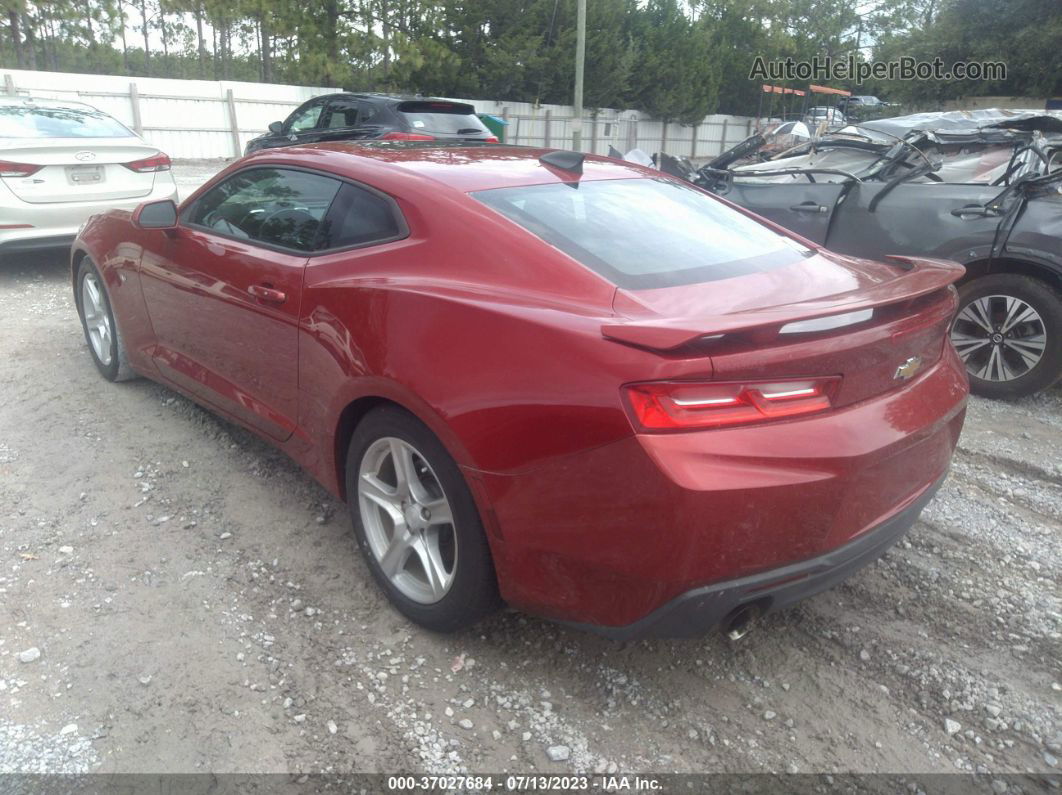 2017 Chevrolet Camaro 1lt Red vin: 1G1FB1RX7H0157135