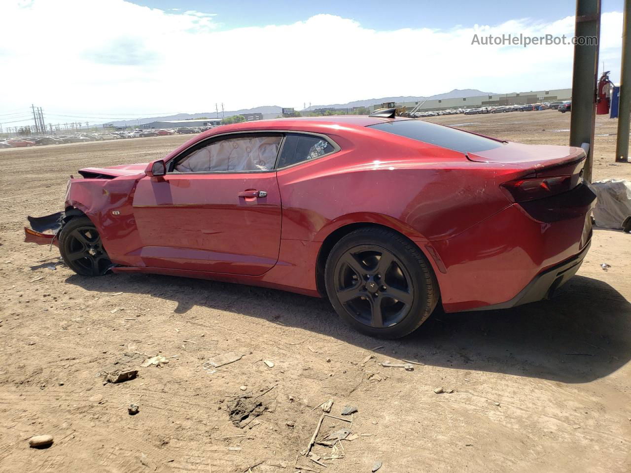 2018 Chevrolet Camaro Lt Red vin: 1G1FB1RX7J0139076