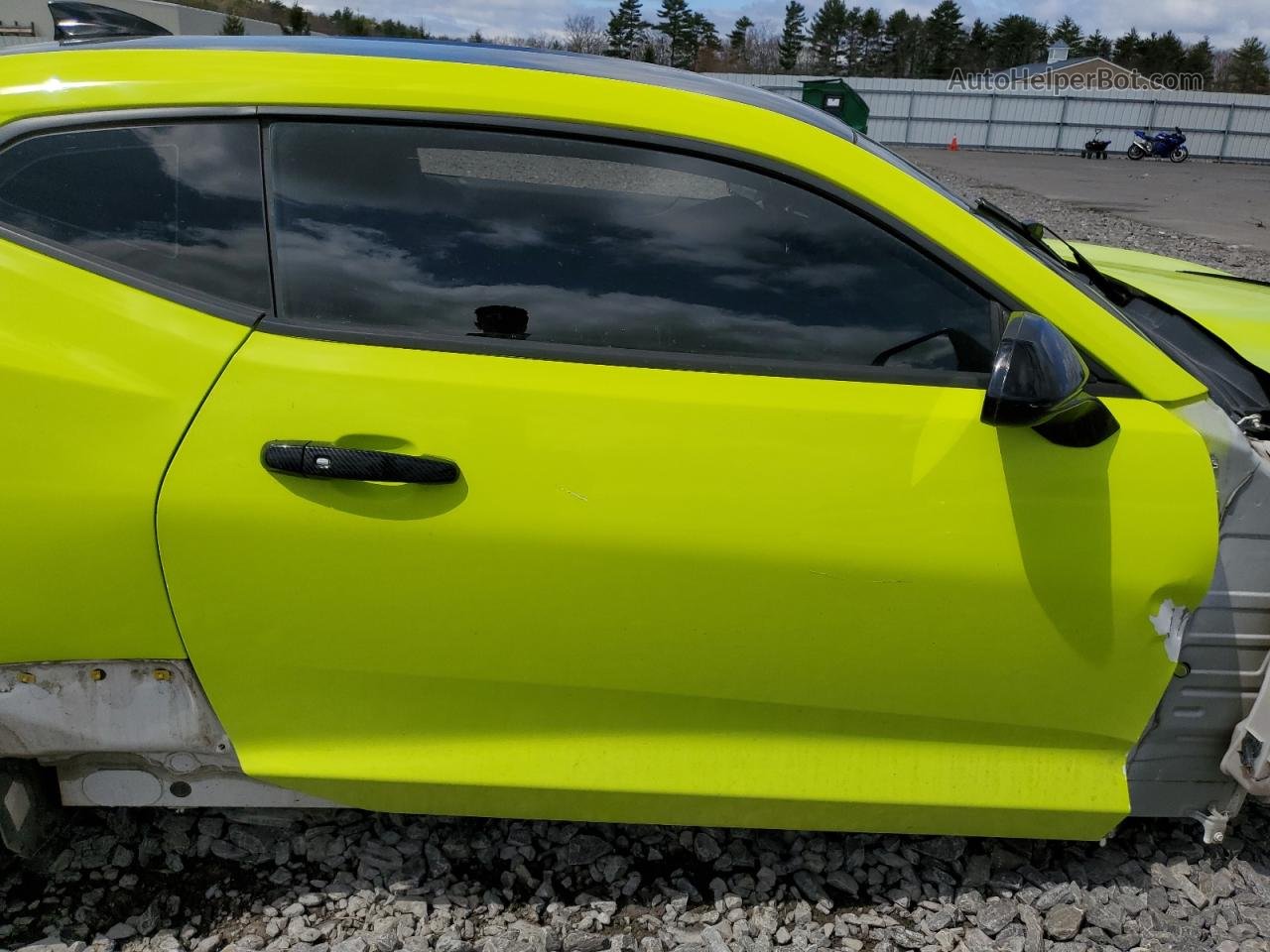 2018 Chevrolet Camaro Lt Зеленый vin: 1G1FB1RX7J0173096