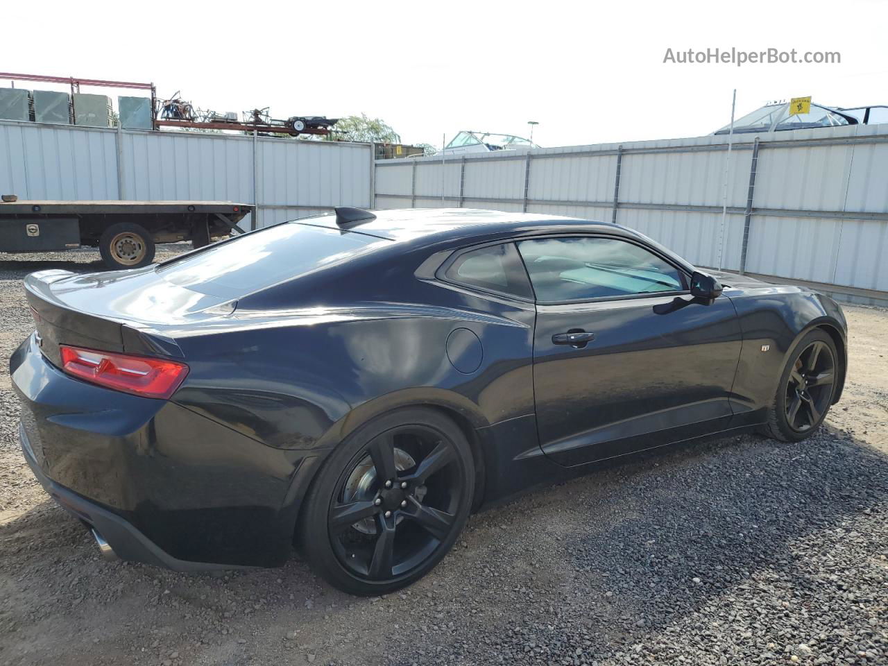 2018 Chevrolet Camaro Lt Black vin: 1G1FB1RX7J0185734