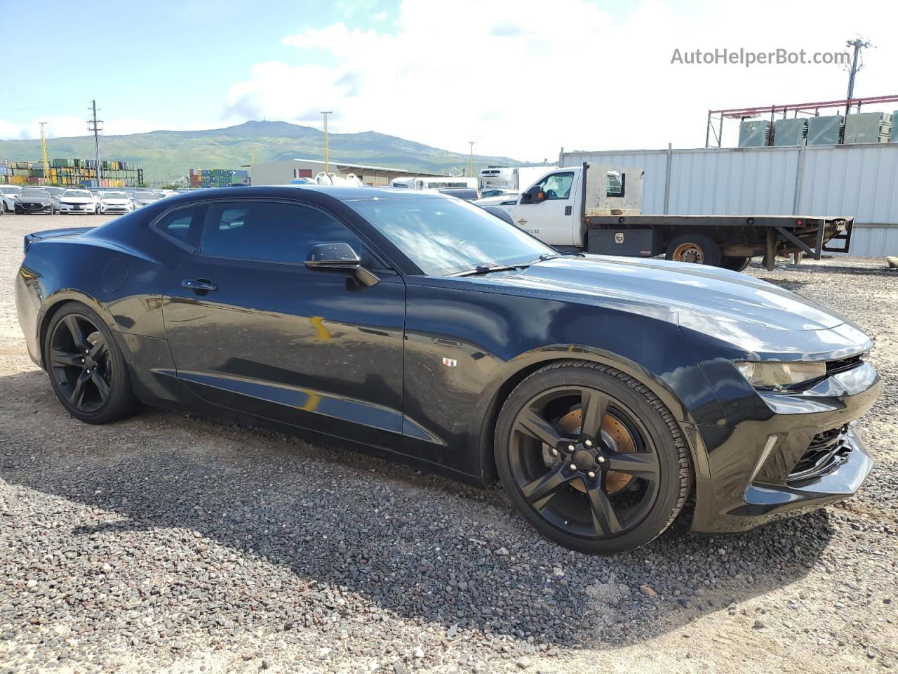 2018 Chevrolet Camaro Lt Black vin: 1G1FB1RX7J0185734