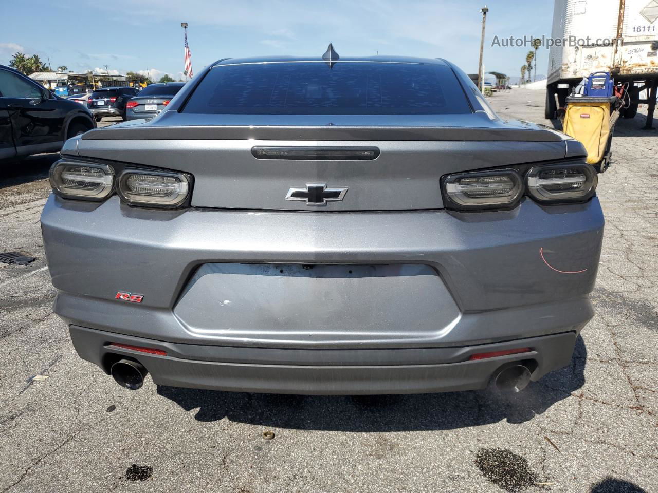 2020 Chevrolet Camaro Ls Gray vin: 1G1FB1RX7L0130512