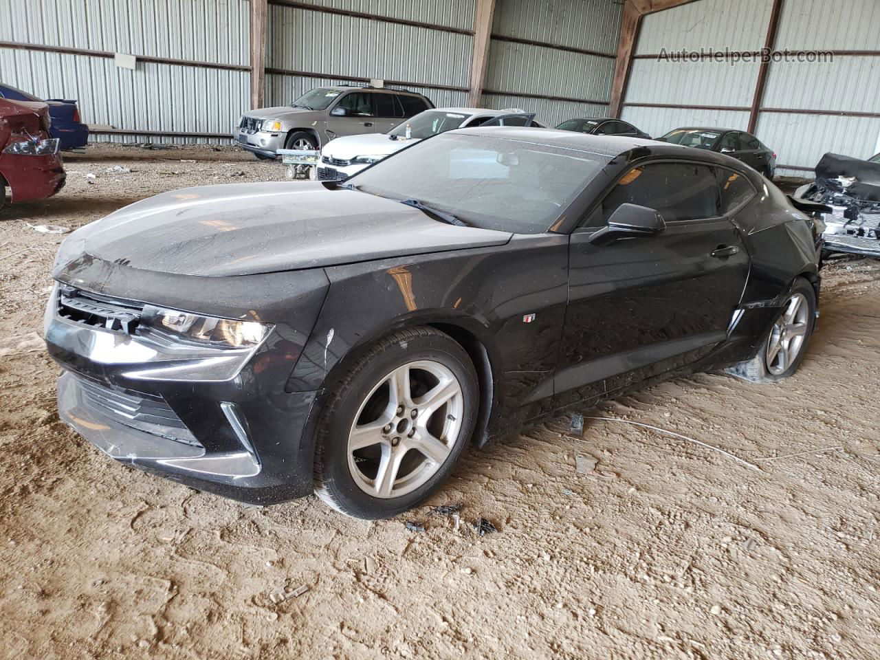 2017 Chevrolet Camaro Lt Black vin: 1G1FB1RX8H0115301