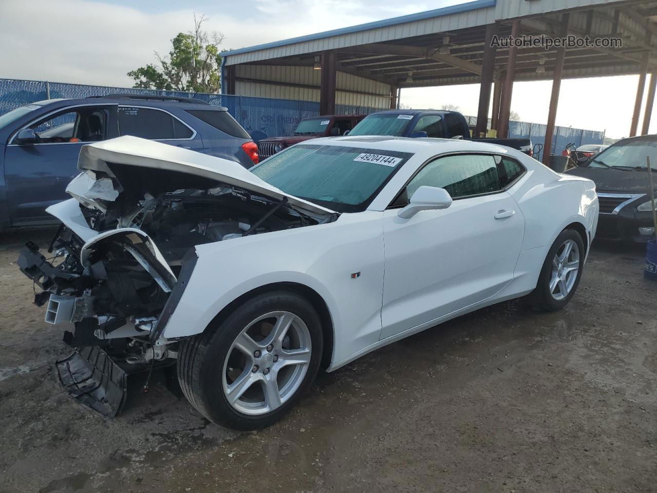 2017 Chevrolet Camaro Lt White vin: 1G1FB1RX8H0117825