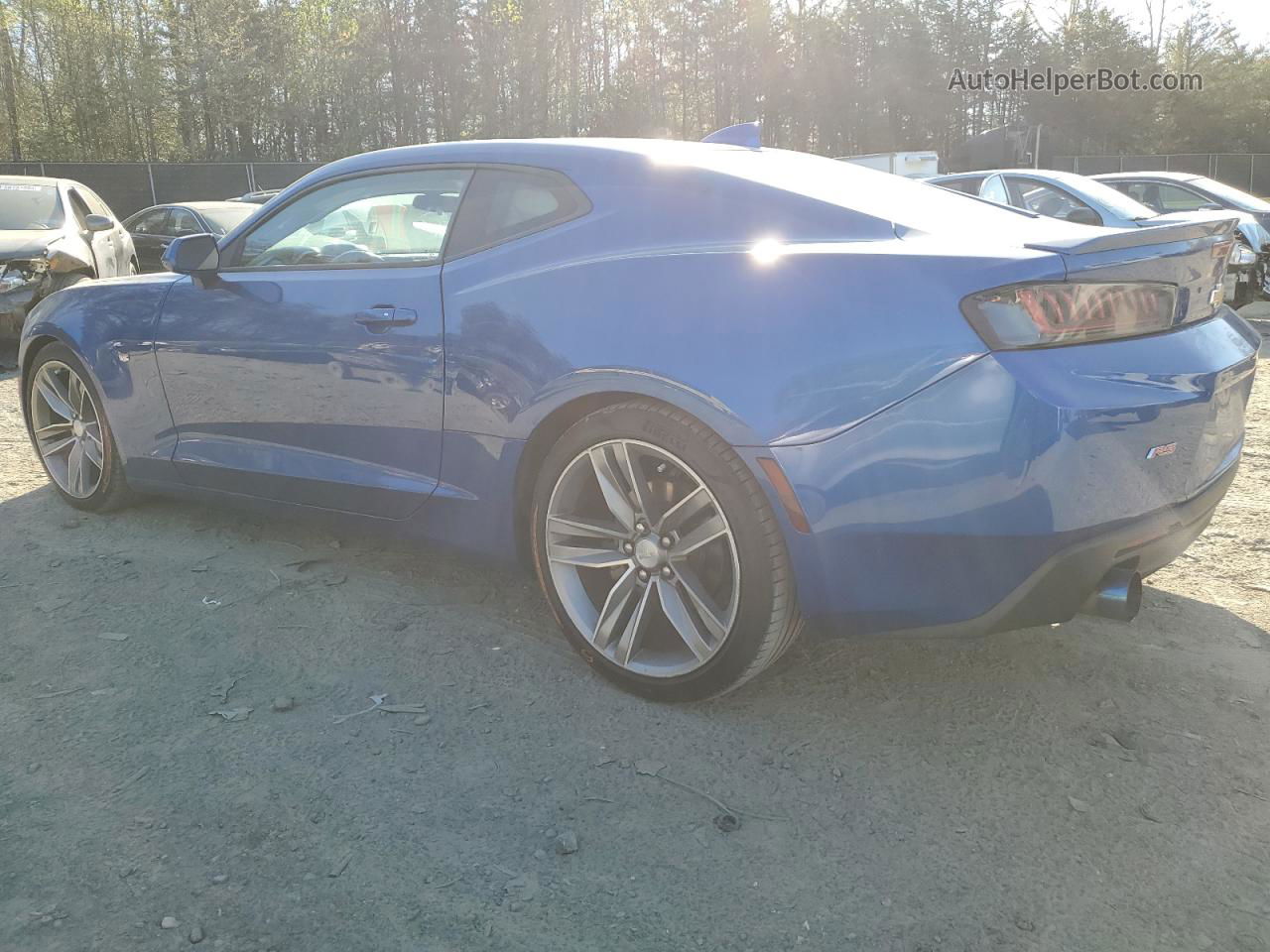 2017 Chevrolet Camaro Lt Blue vin: 1G1FB1RX8H0211252