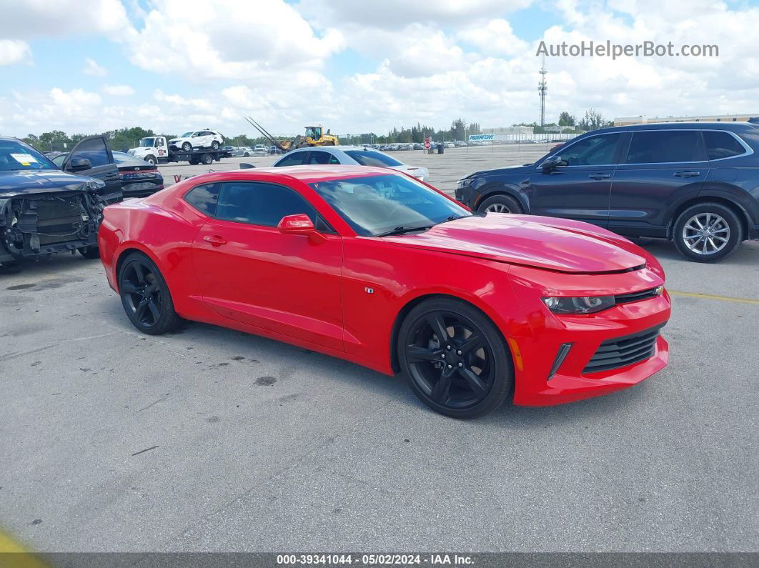 2018 Chevrolet Camaro 1lt Red vin: 1G1FB1RX8J0104725