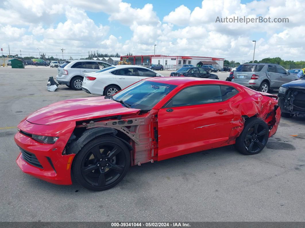 2018 Chevrolet Camaro 1lt Red vin: 1G1FB1RX8J0104725