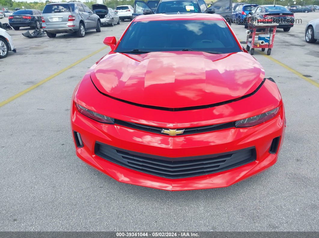 2018 Chevrolet Camaro 1lt Red vin: 1G1FB1RX8J0104725