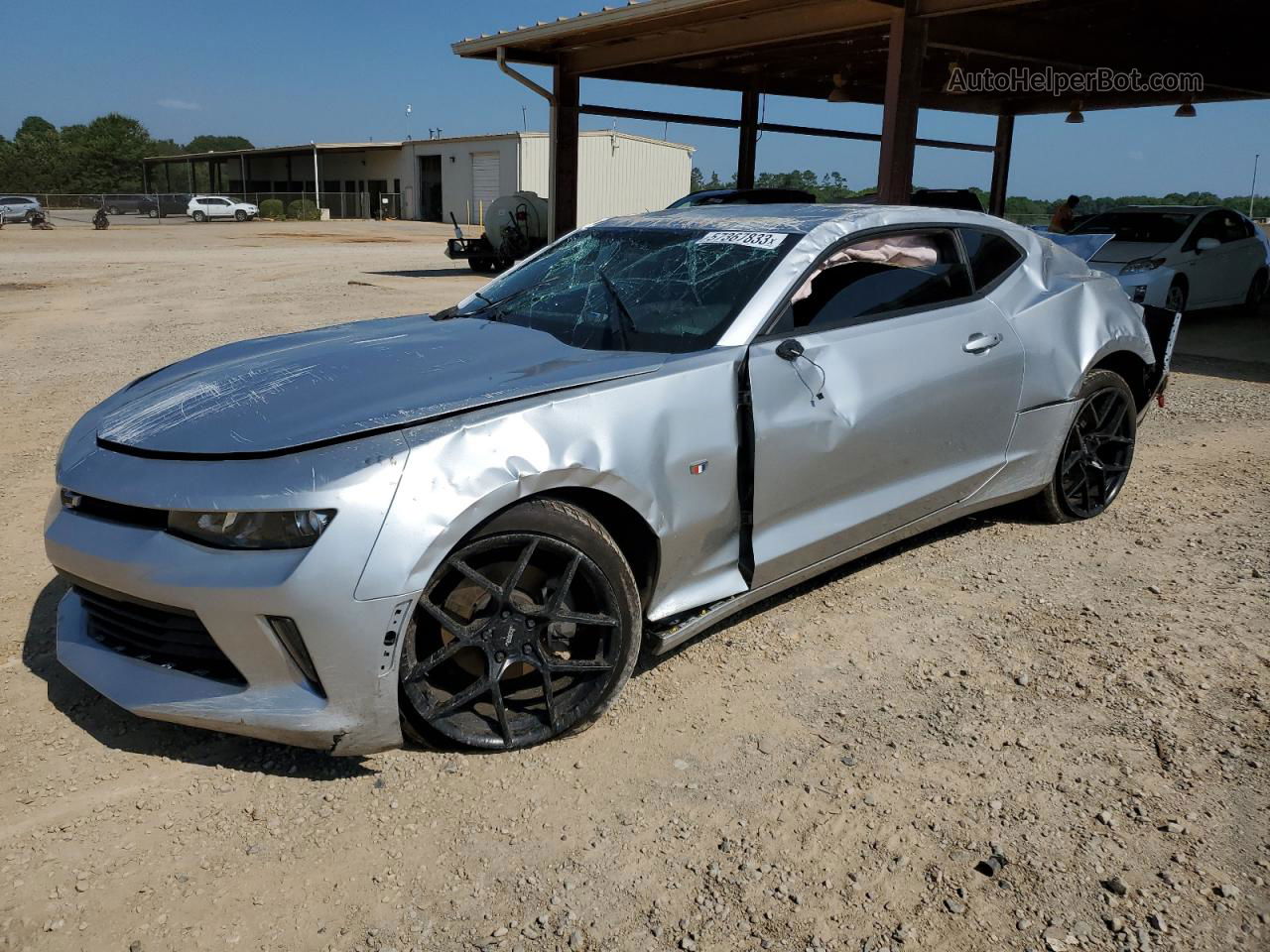 2018 Chevrolet Camaro Lt Серебряный vin: 1G1FB1RX8J0189629